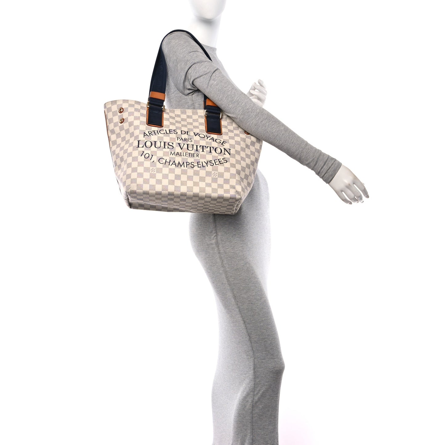 Damier Azur Beach Cabas PM