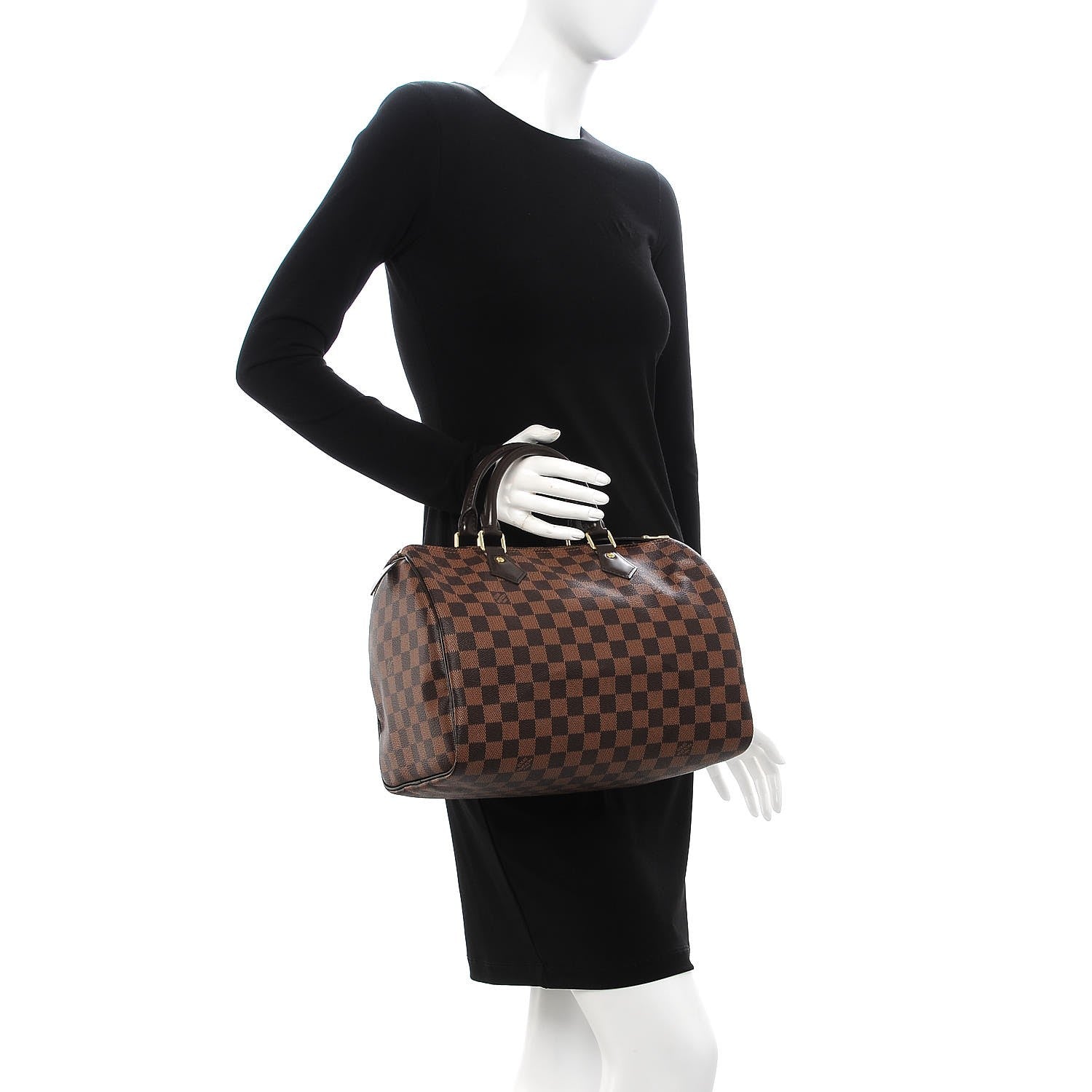 Louis Vuitton Damier Ebene Speedy 30 2 of 7