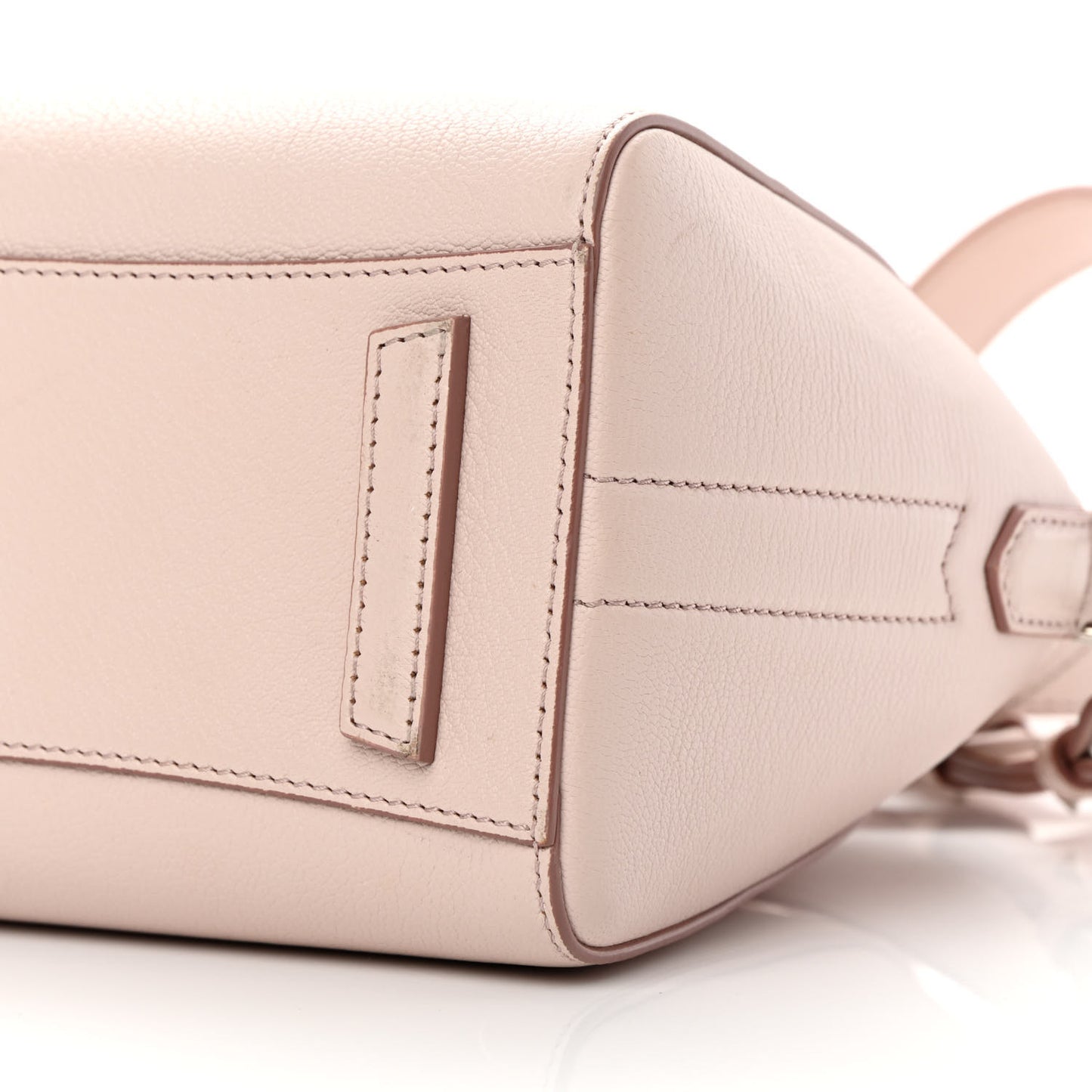 Sugar Goatskin Mini Antigona Pale Pink