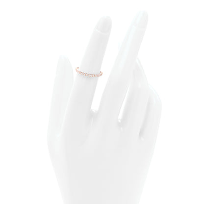 Cartier 18K Pink Gold Diamond 1.5mm Etincelle de Cartier Wedding Band Ring 49 5 2 of 4