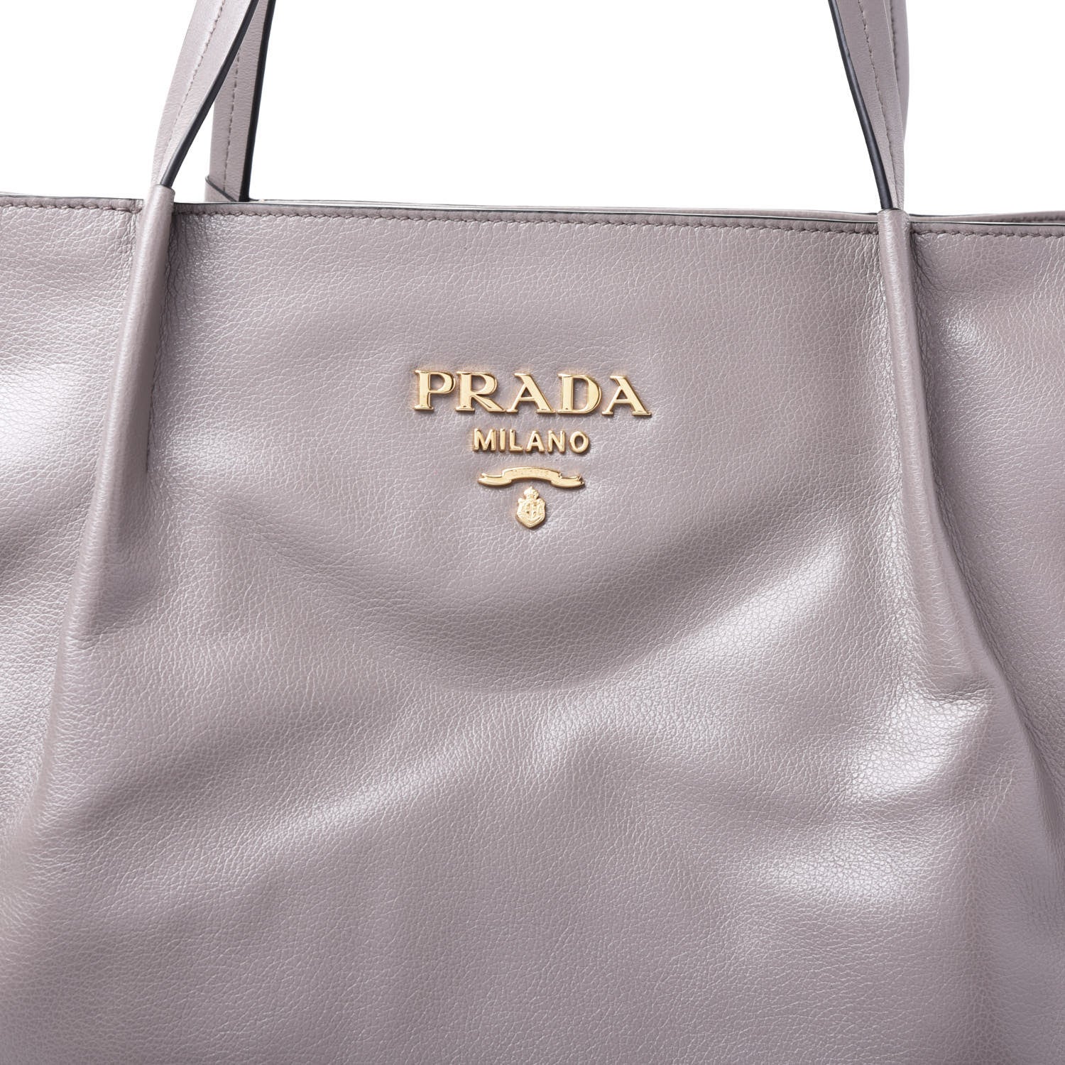 Prada Glace Calf Shopping Tote Argilla 10 of 10