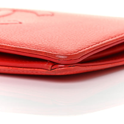 Chanel Caviar Timeless CC Yen Wallet Red 8 of 9