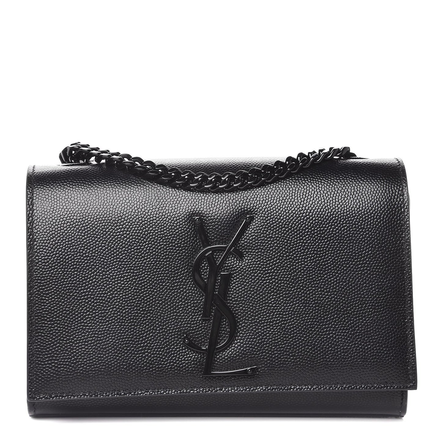 Grain De Poudre Small Monogram Kate Satchel Black