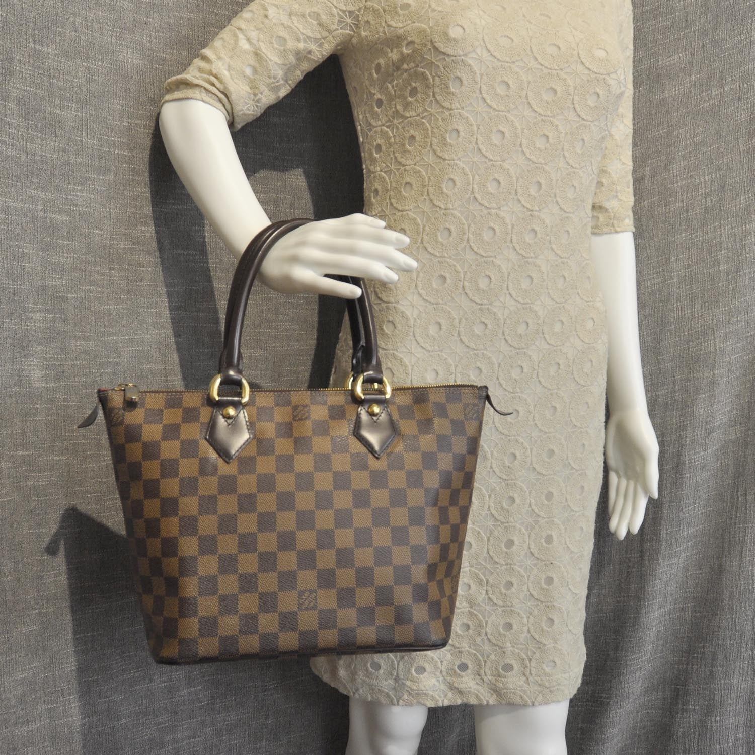 Louis Vuitton Damier Ebene Saleya PM 2 of 8