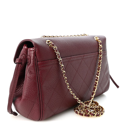 Chanel Grained Calfskin Urban Essentials Flap Burgundy 3 of 10