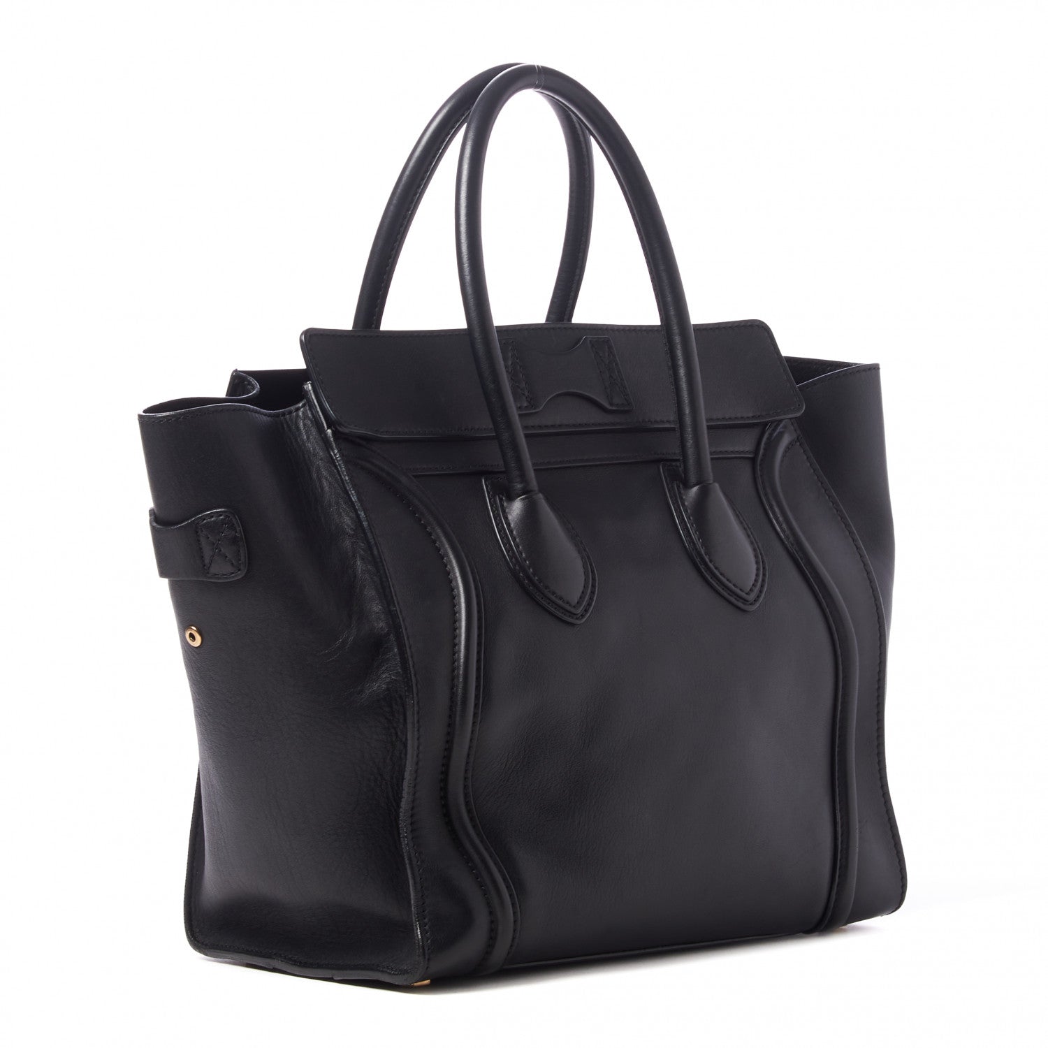 Celine Smooth Calfskin Mini Luggage Black 3 of 17