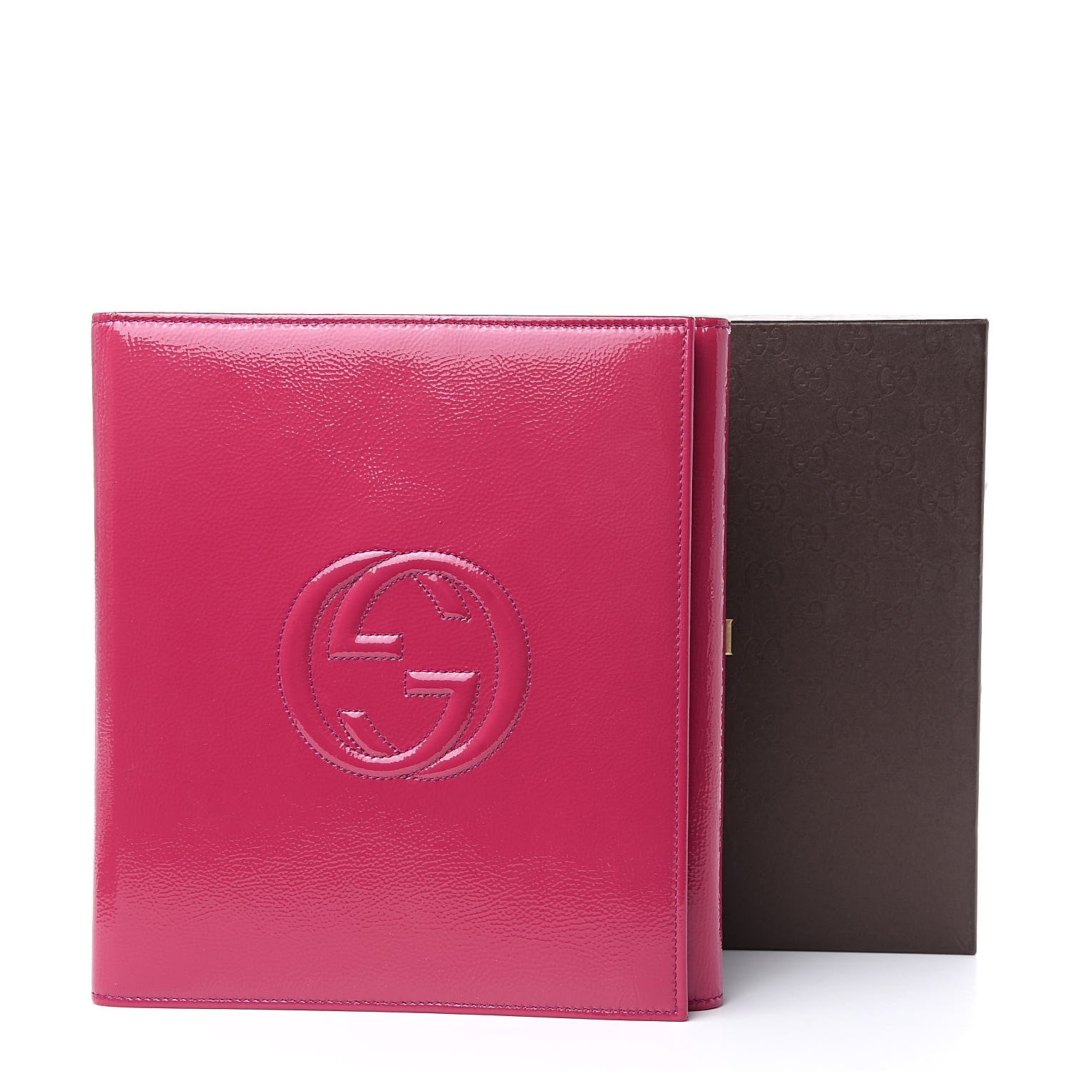 Gucci Vernice Naplack Soho iPad Case Bright Bouganville 11 of 11