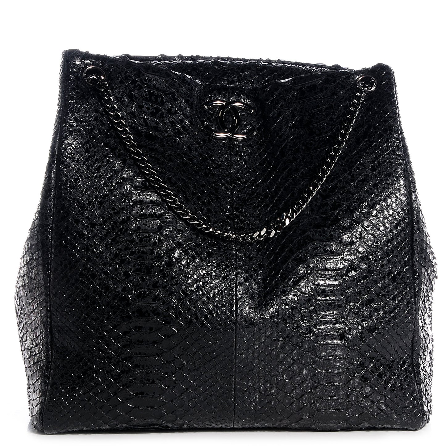 Python Large Tote Black