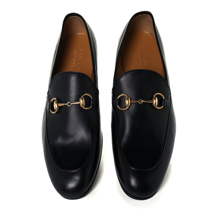 Gucci Calfskin Horsebit Mens Jordaan Loafers 8.5 Black 5 of 10