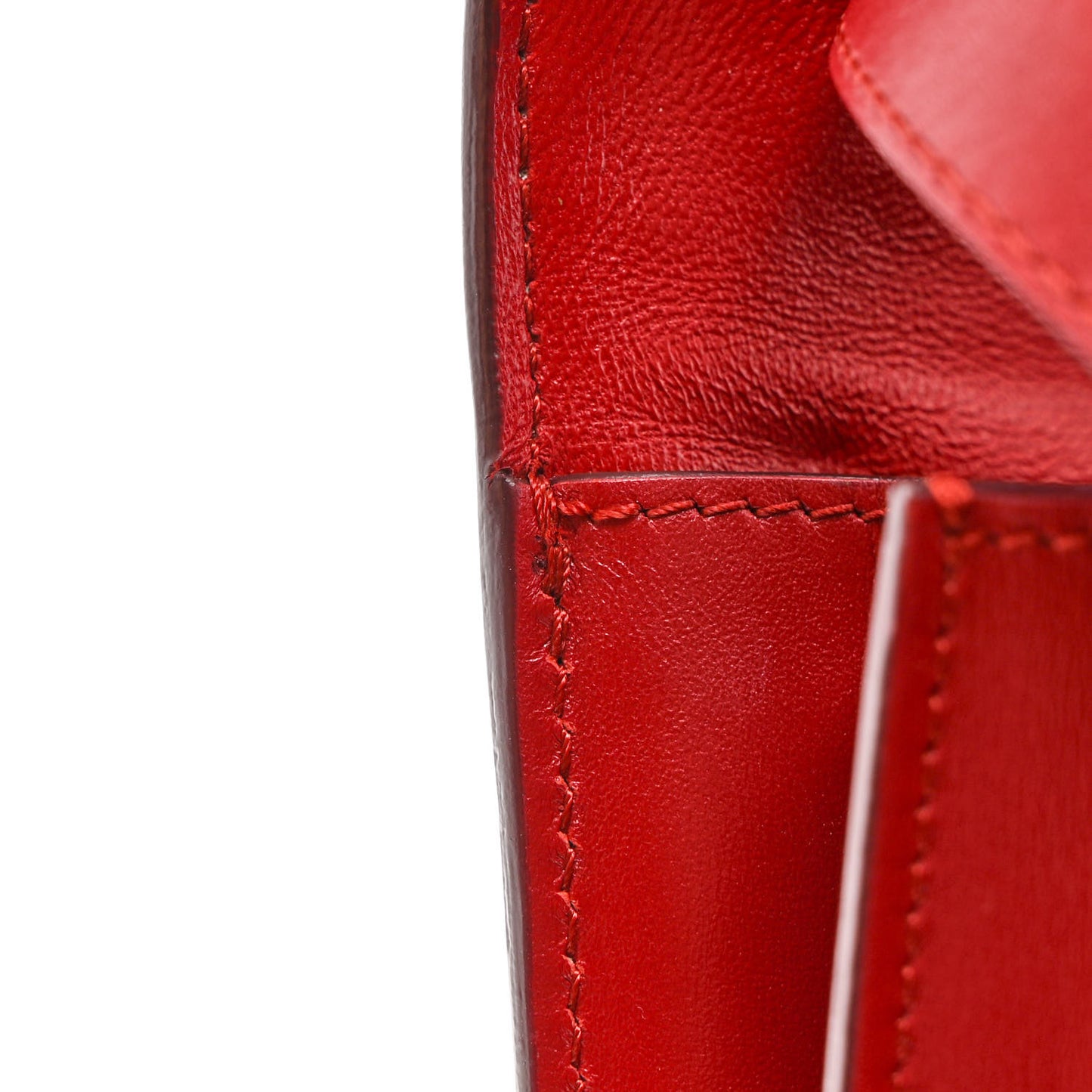 Smooth Calfskin Small Classic Box Flap Bag Red