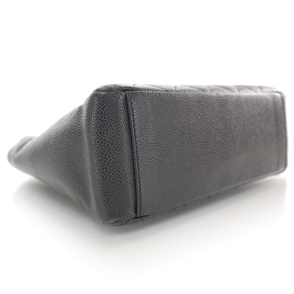 Chanel Caviar Petit Shopping Tote PST Black 4 of 9