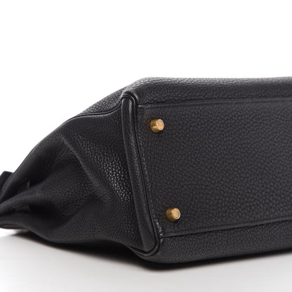 Hermes Togo Kelly Retourne 32 Black 6 of 11