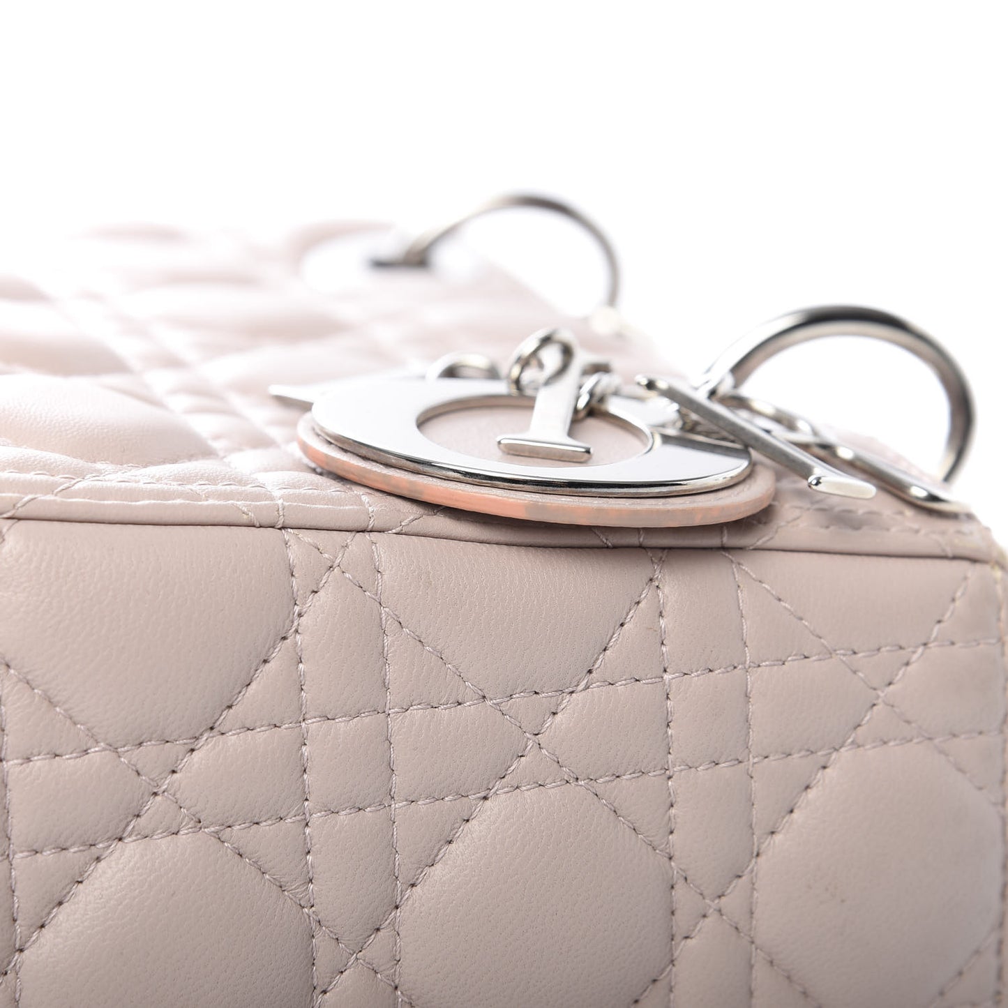 Lambskin Cannage Medium Lady Dior Light Pink