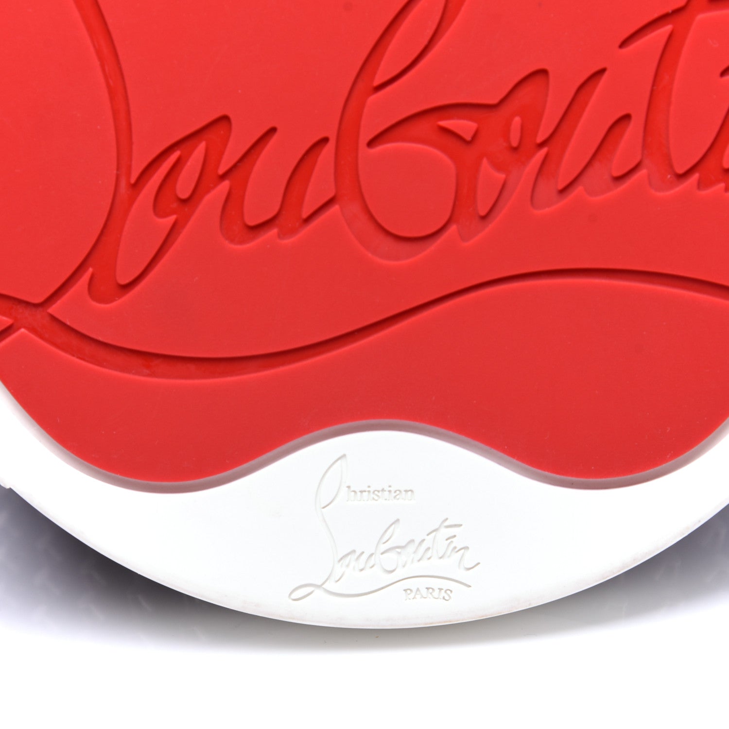 Christian Louboutin Silk Satin Calfskin Marie Jane Loubirun Studded Bucket Black Silver 9 of 13