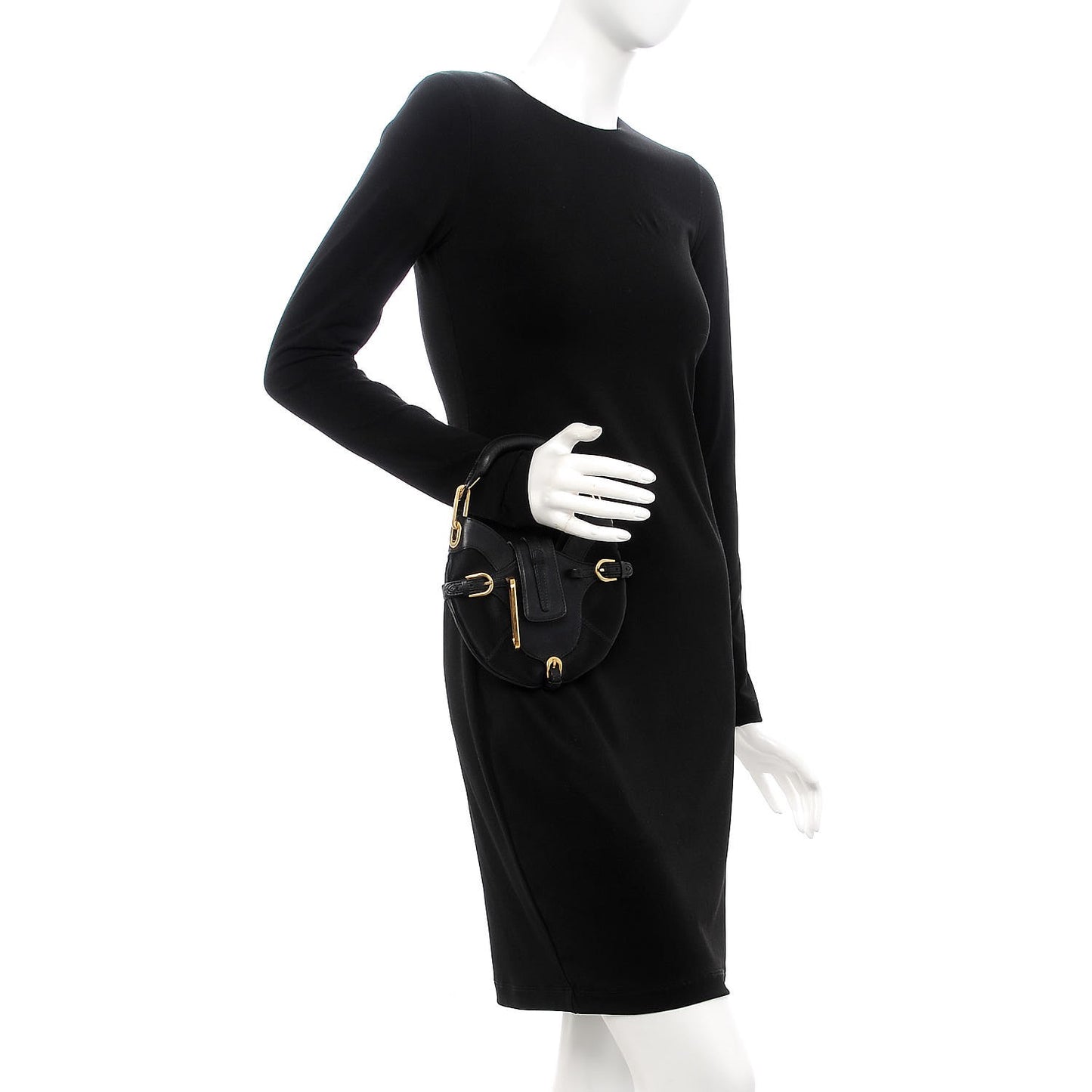 Satin Calfskin Mini Tulita Black
