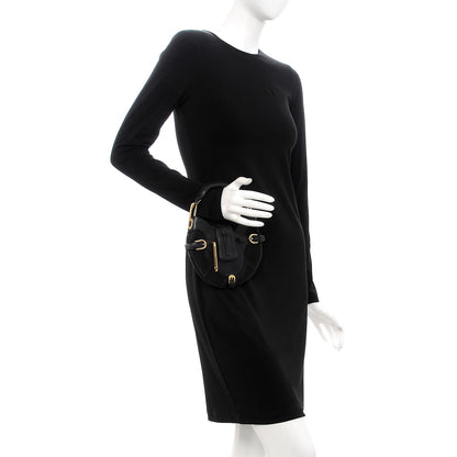 Jimmy Choo Satin Calfskin Mini Tulita Black 2 of 8
