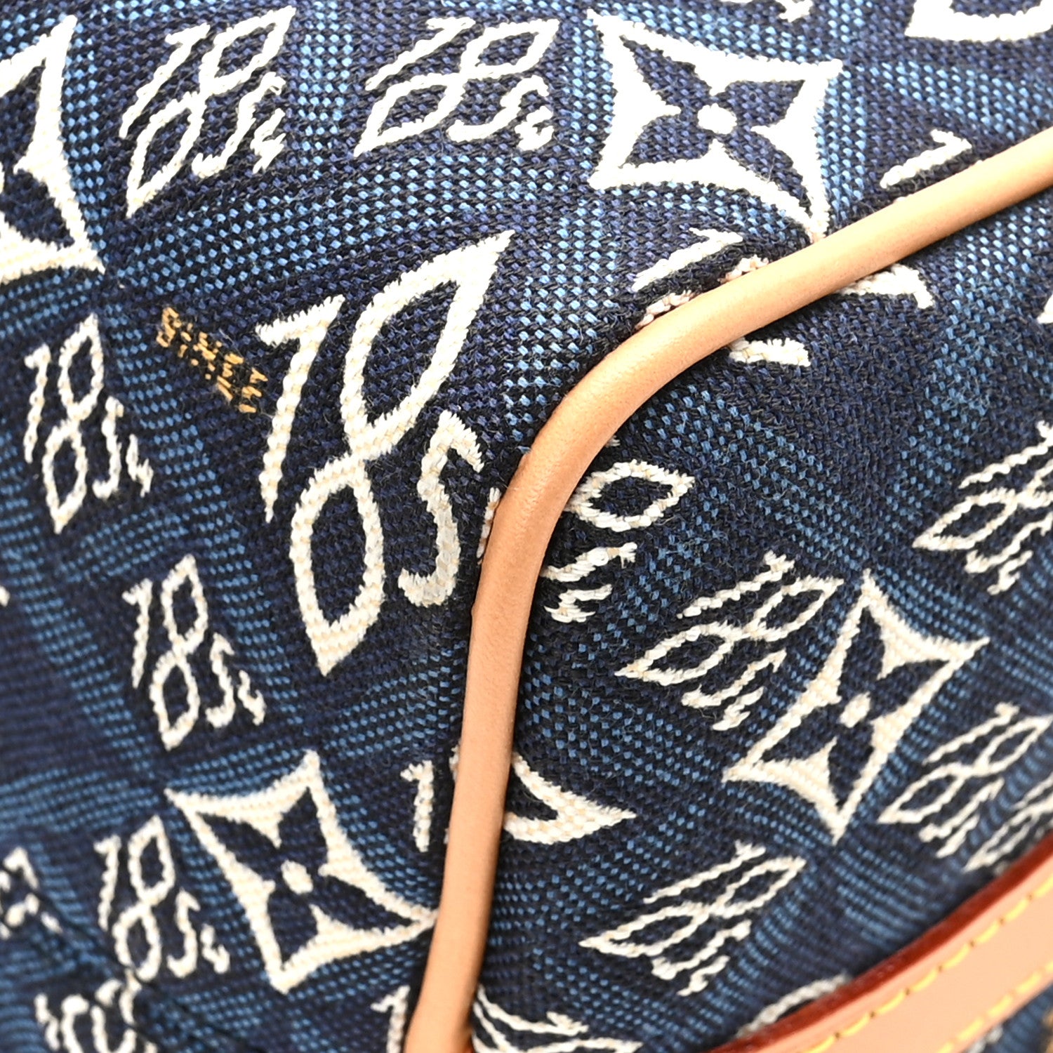 Louis Vuitton Jacquard Since 1854 Speedy Bandouliere 25 Blue 9 of 10