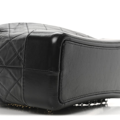 Chanel Aged Calfskin Quilted Small Gabrielle Backpack Black 9 of 10