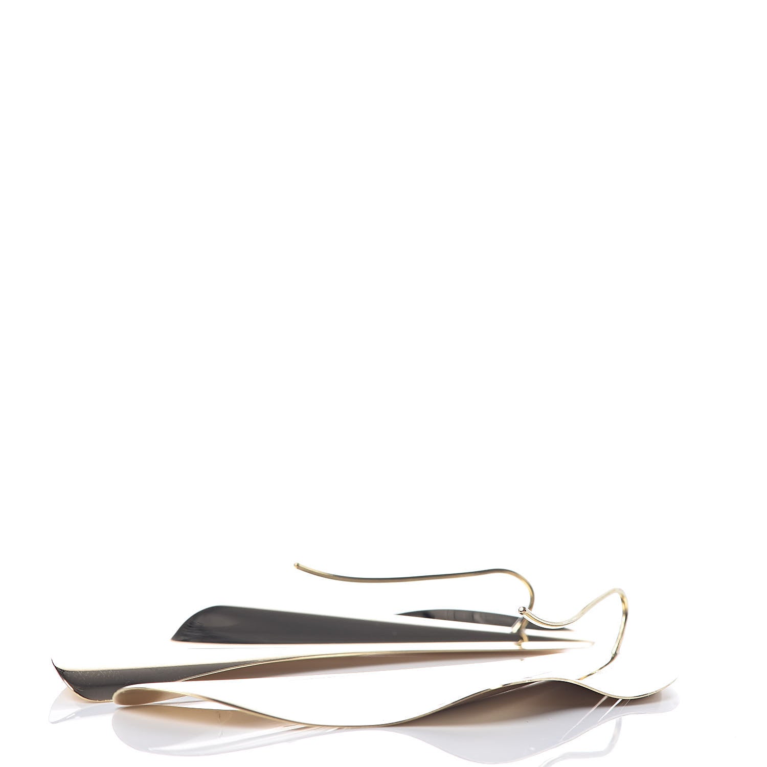Tiffany 18K Yellow Gold Elsa Peretti High Tide Earrings 3 of 5