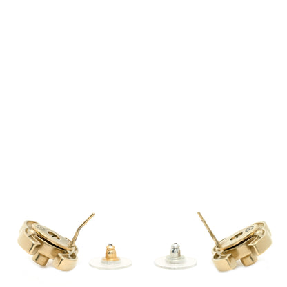 Chanel Metal CC Turnlock Interchangeable Earrings Gold 5 of 7