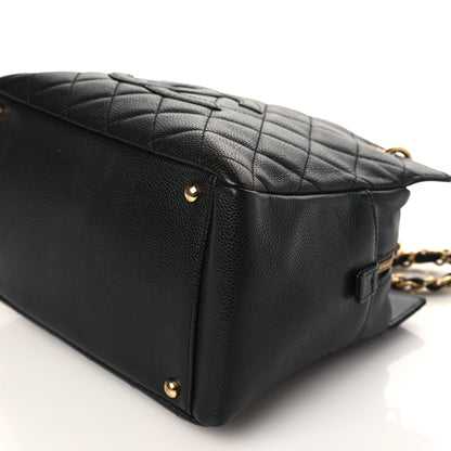 Chanel Caviar Quilted Petit Timeless Tote PTT Black 10 of 10