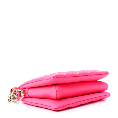 Louis Vuitton Calfskin Embossed Monogram Coussin BB Rose Fluo 4 of 10