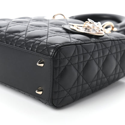 Christian Dior Lambskin Cannage Small My ABCDior Lady Dior Black 7 of 11