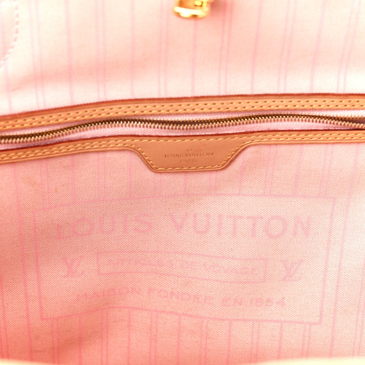 Damier Azur Neo Neverfull MM Rose Ballerine