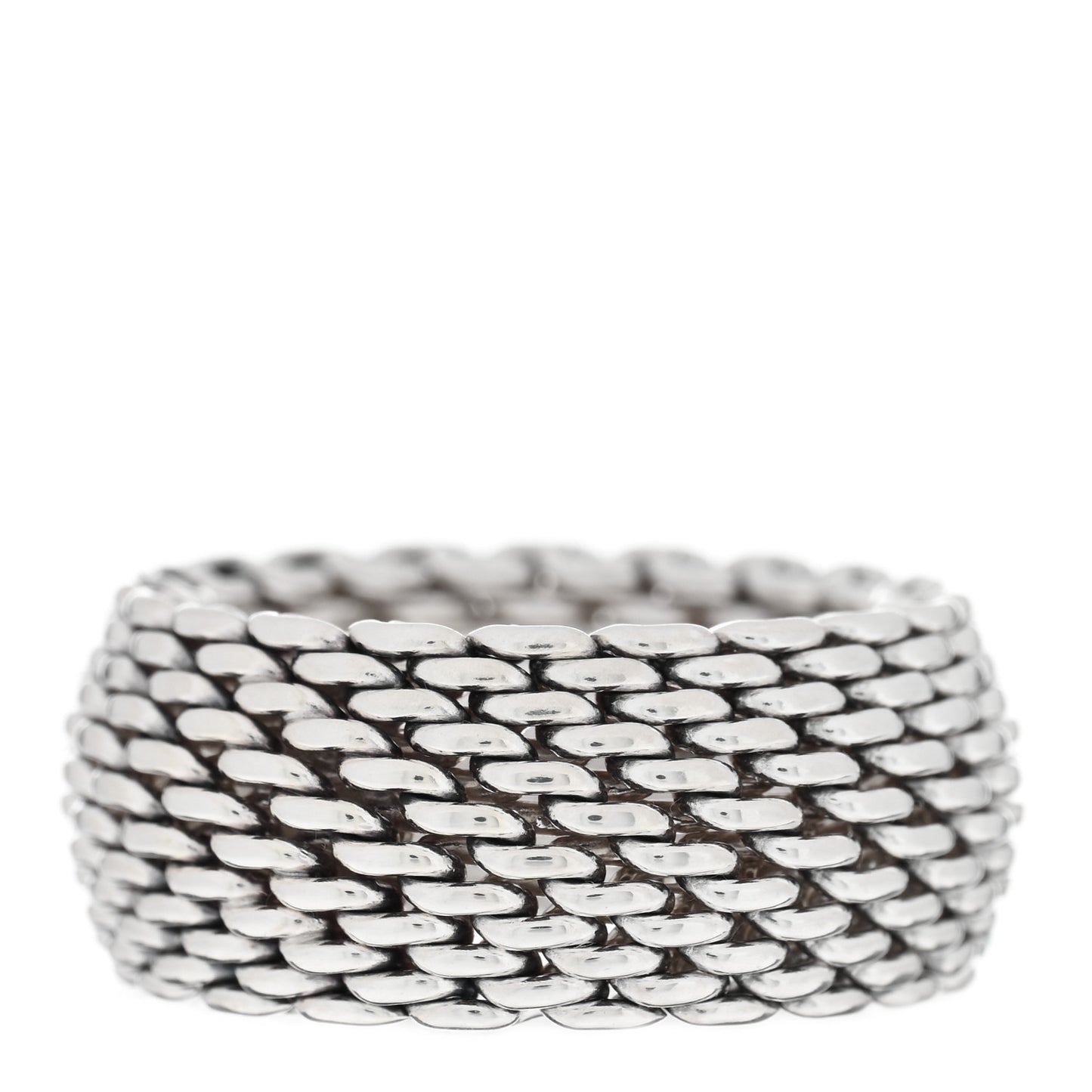 Sterling Silver Somerset Mesh Ring 51 5.75