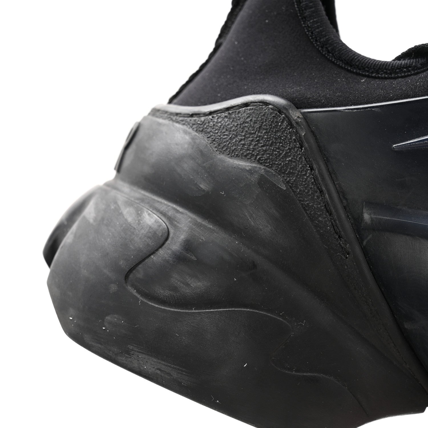 Christian Dior Neoprene Rubber Womens D-Connect Sneakers 36 Black 11 of 14