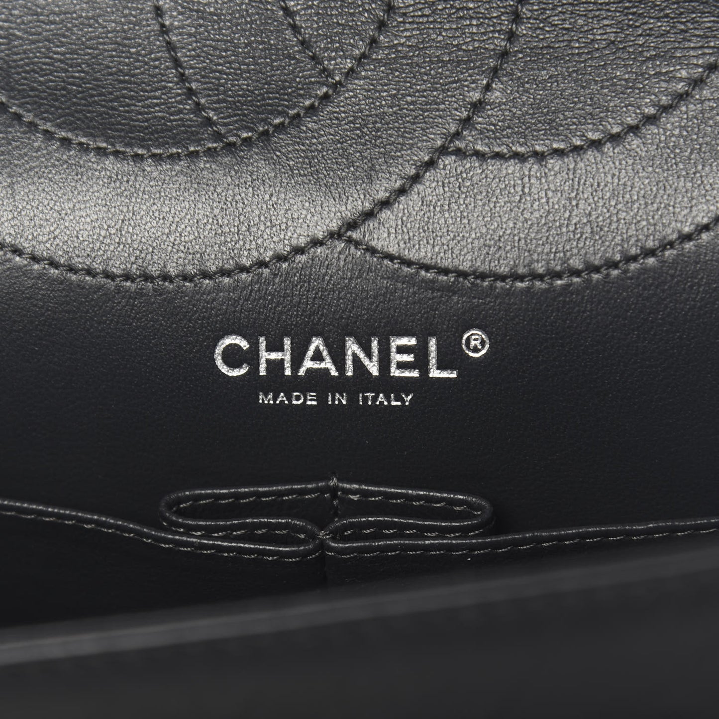 Aged Calfskin Quilted 2.55 Reissue 227 Flap Dark Grey