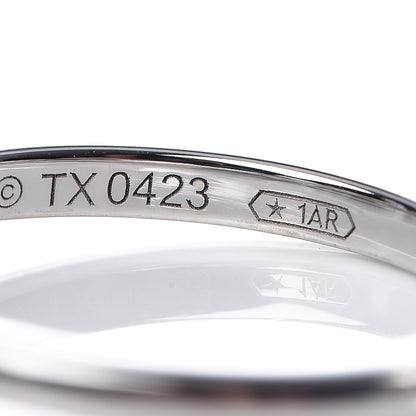 Cartier 18K White Gold Diamond D'Amour Heart Ring 46 3.75 5 of 6
