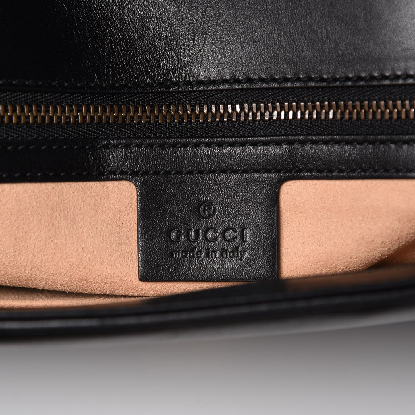 Calfskin Matelasse Medium GG Marmont Shoulder Bag Black