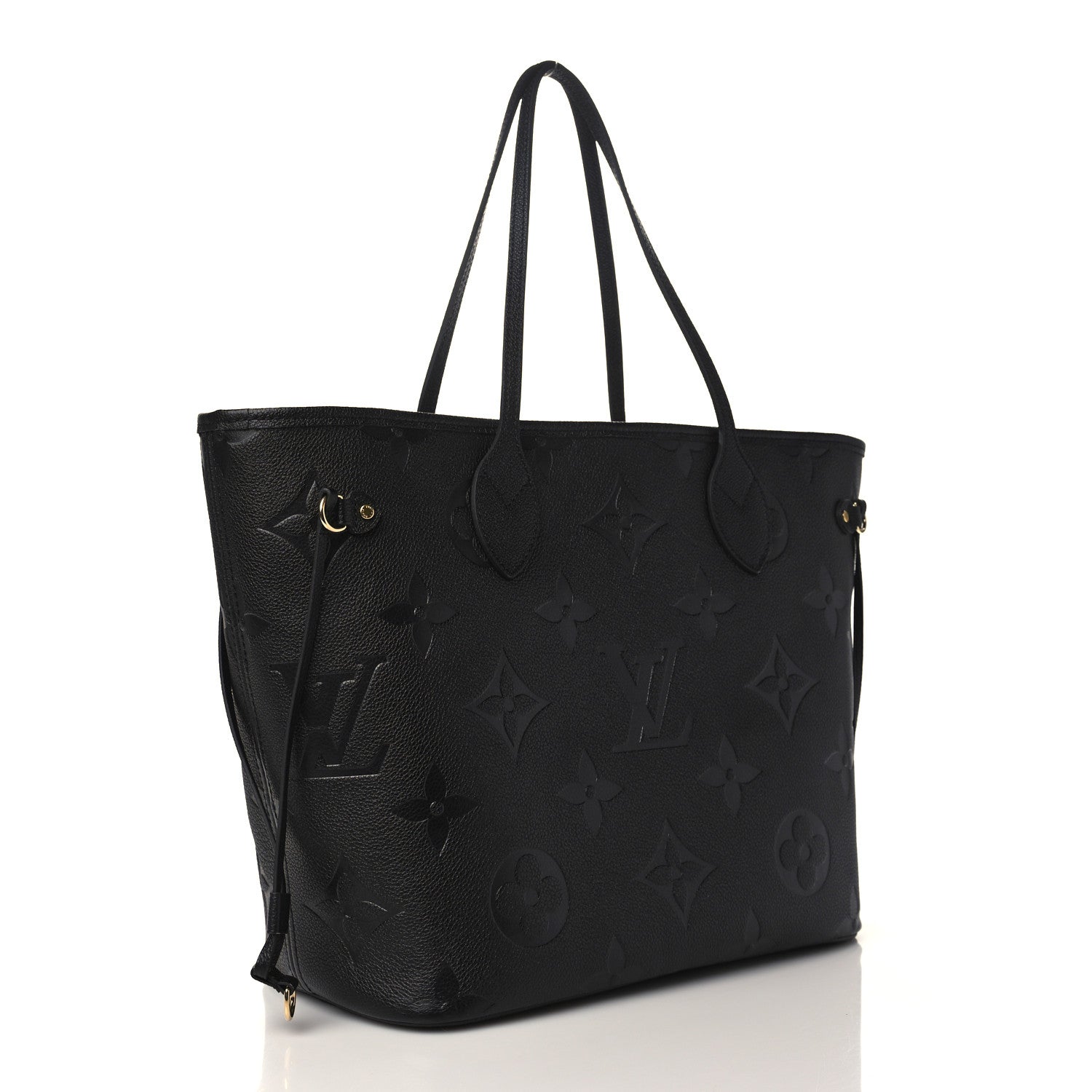 Louis Vuitton Empreinte Monogram Giant Neverfull MM Black 4 of 9