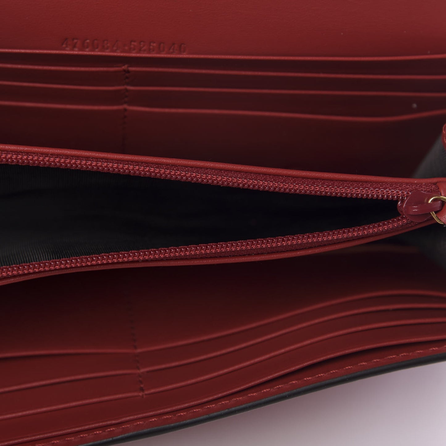 Calfskin Sylvie Continental Wallet Hibiscus Red