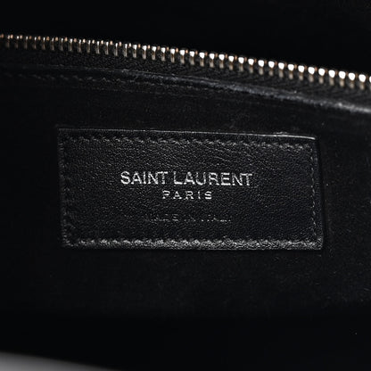 Saint Laurent Python Calfskin Embossed Small Sac de Jour Black 7 of 17