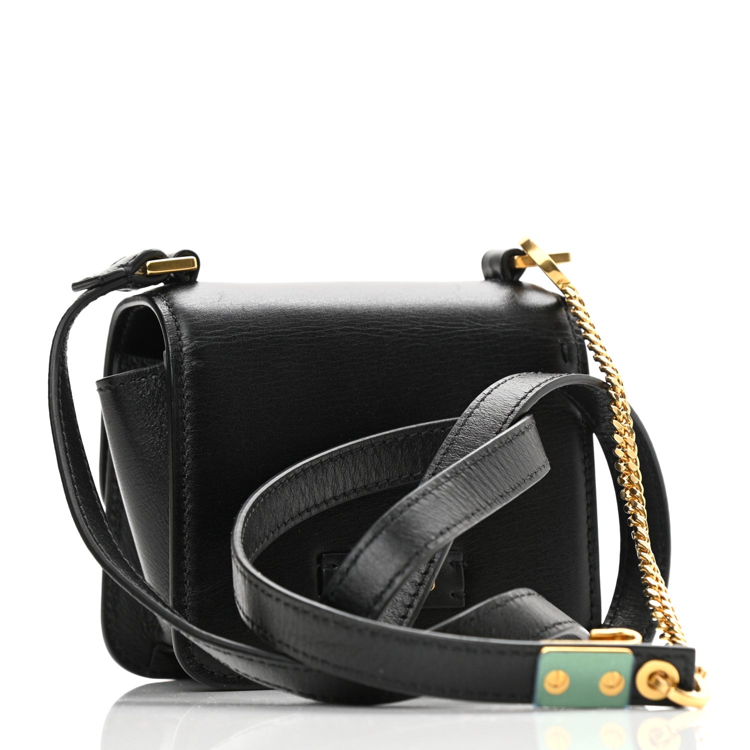 Valentino Garavani Smooth Calfskin Micro VSling Shoulder Bag Black 4 of 10