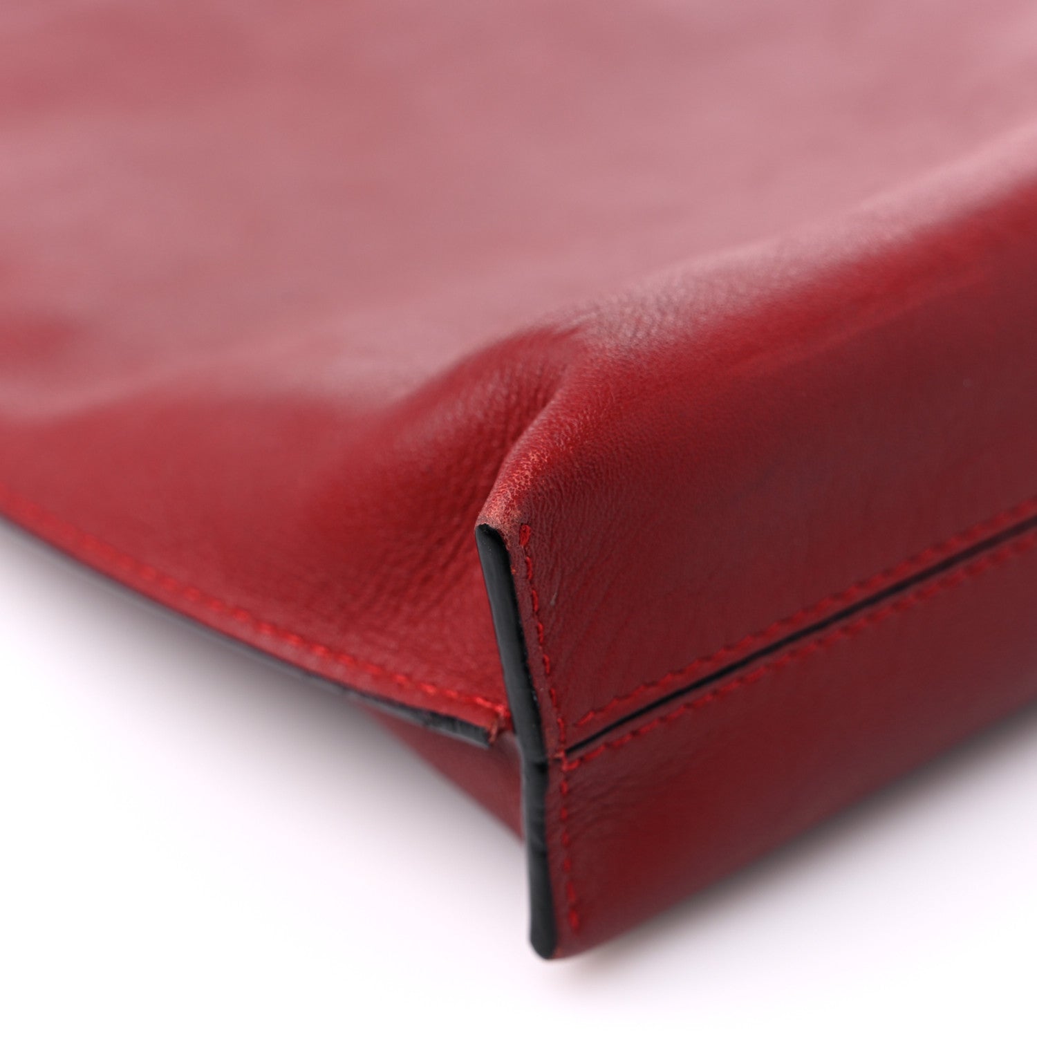 Loewe Calfskin T Pouch Red 10 of 14