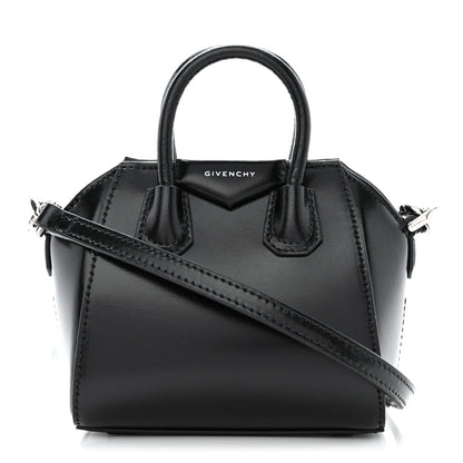Givenchy Shiny Lord Calfskin Micro Antigona Black 1 of 11