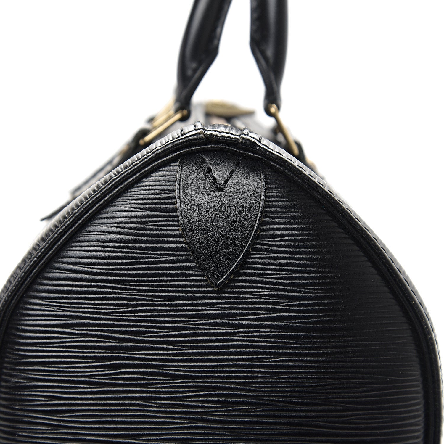 Louis Vuitton Epi Speedy 25 Black 6 of 10