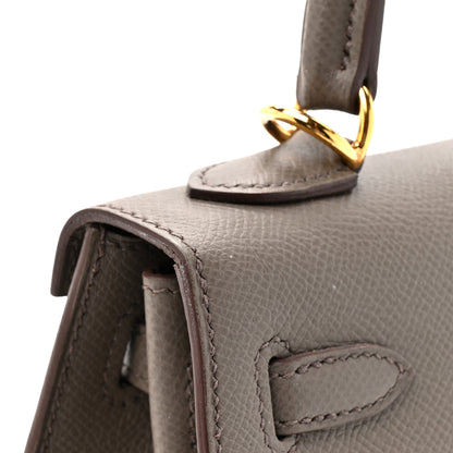 Hermes Epsom Kelly Sellier 25 Etain 11 of 11