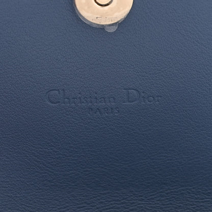 Christian Dior Patent Cannage Nano Lady Dior Chain Card Holder Cloud Blue 5 of 14