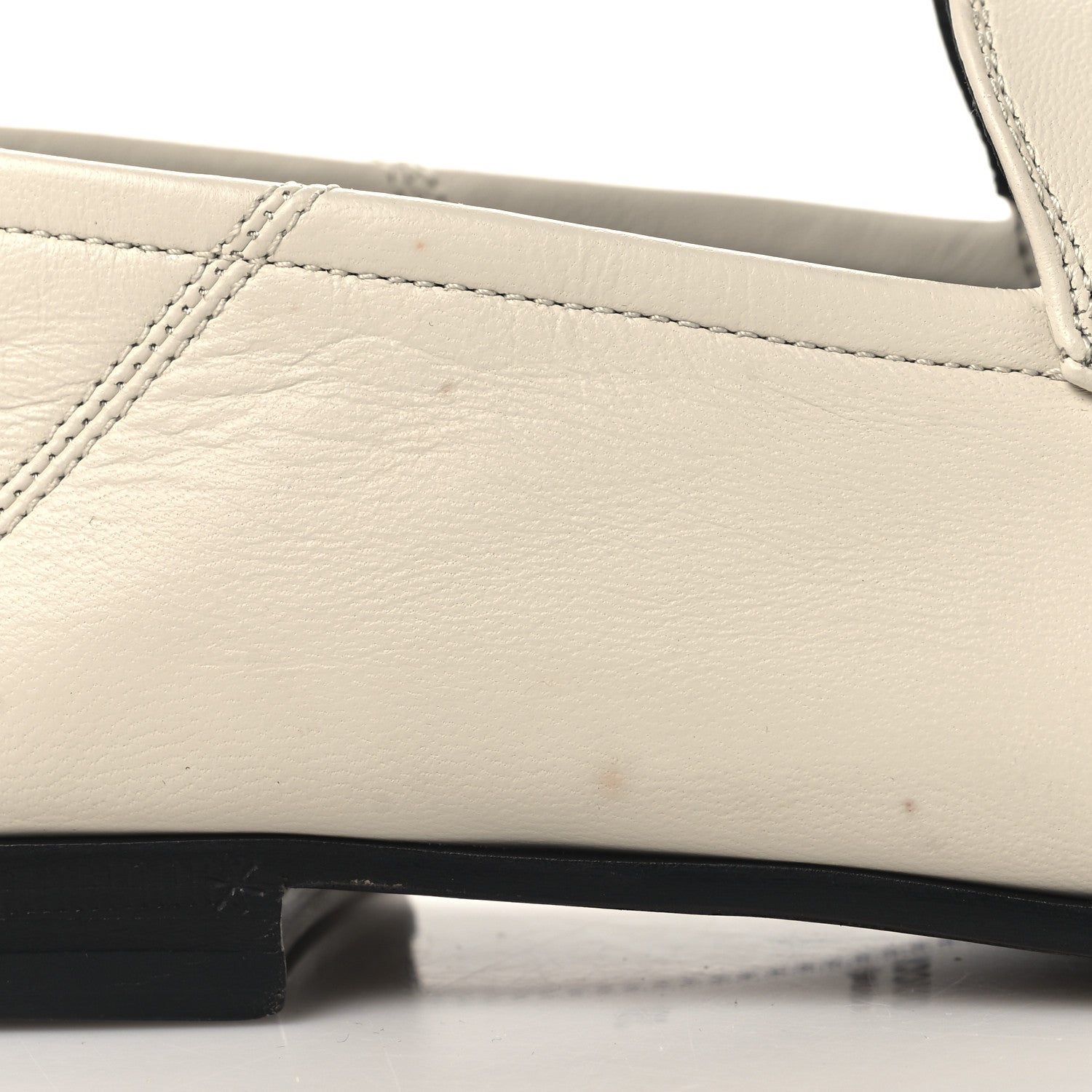 Gucci Malaga Kid Crystal Horsebit Womens Jordaan Loafers 39 Mystic White 10 of 11