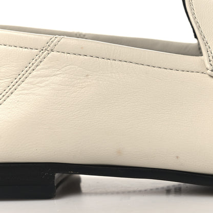 Gucci Malaga Kid Crystal Horsebit Womens Jordaan Loafers 39 Mystic White 10 of 11
