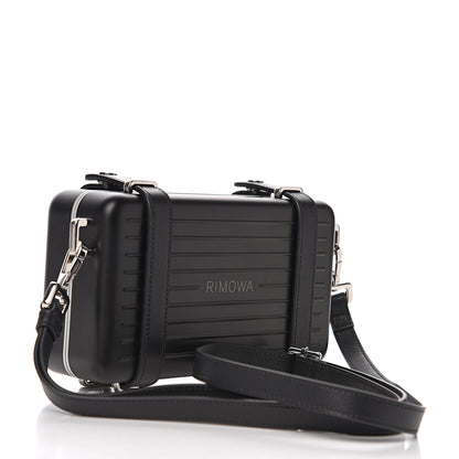 Christian Dior X RIMOWA Aluminum Personal Clutch On Strap Black 2 of 9