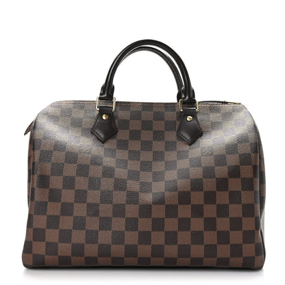 Louis Vuitton Damier Ebene Speedy 30 1 of 11