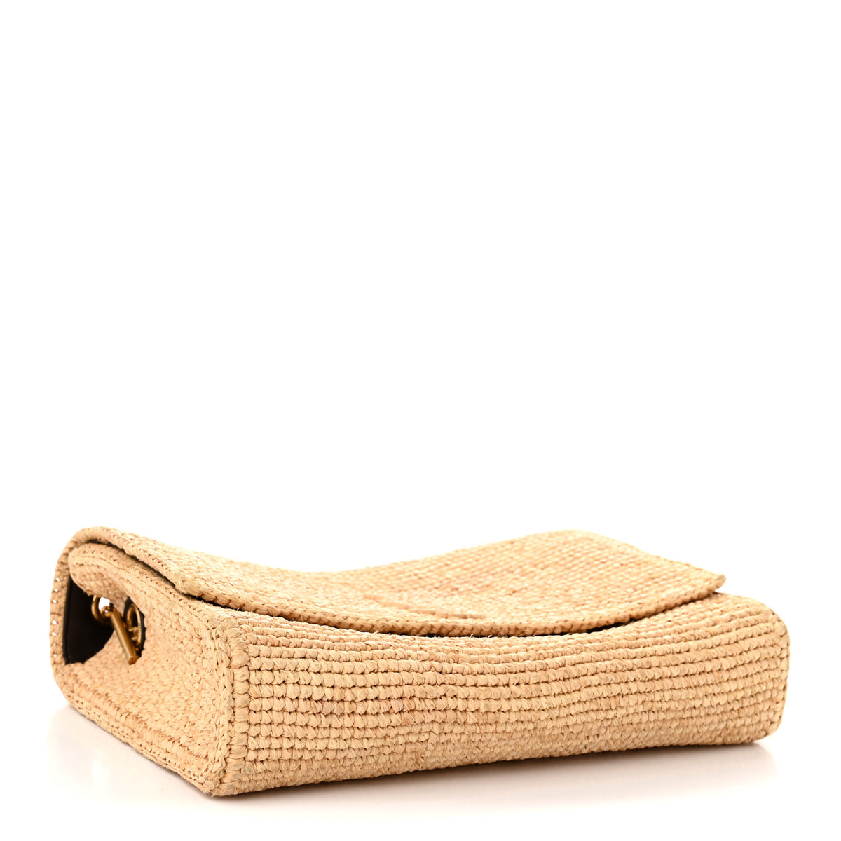 Saint Laurent Raffia Monogram Medium Jamie Natural Avorio 4 of 10