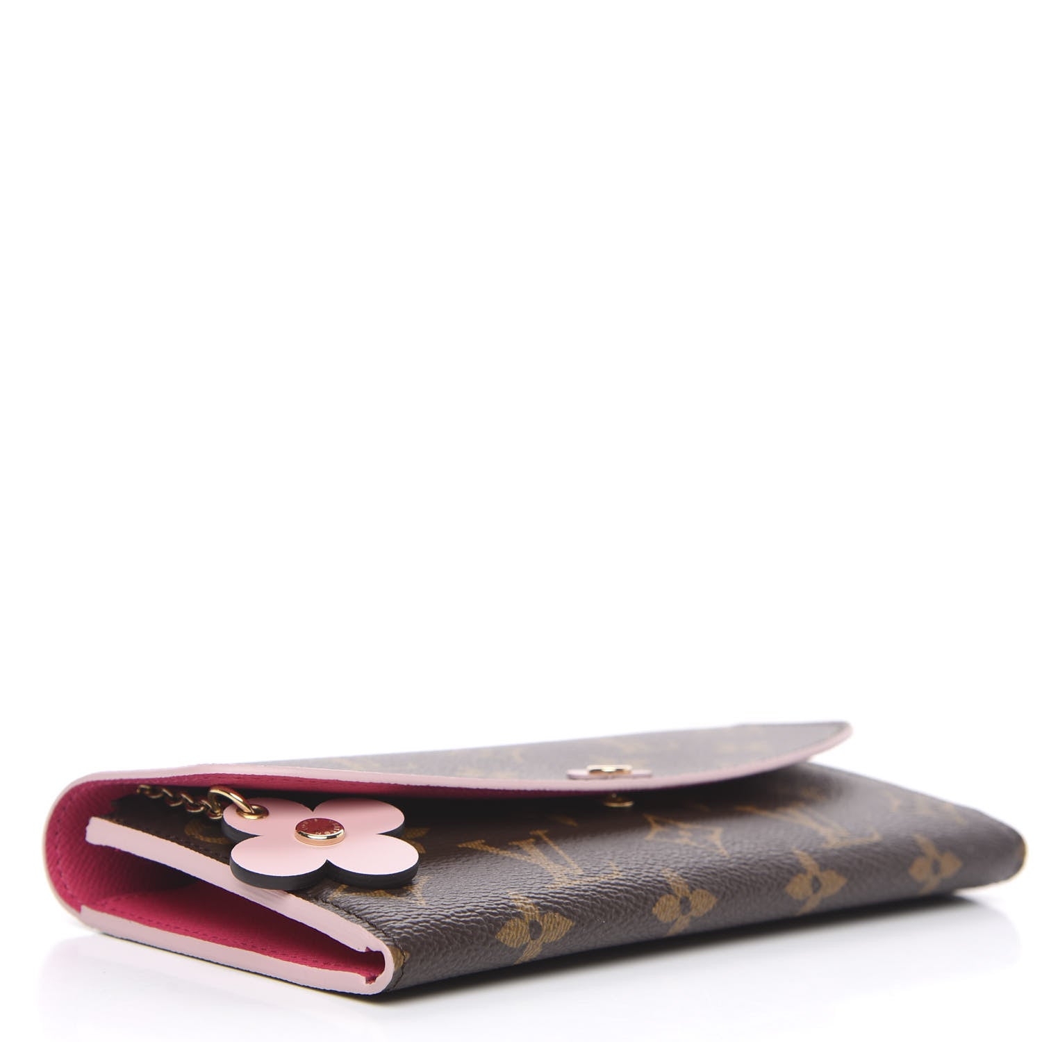 Louis Vuitton Monogram Bloom Flower Emilie Wallet 3 of 5