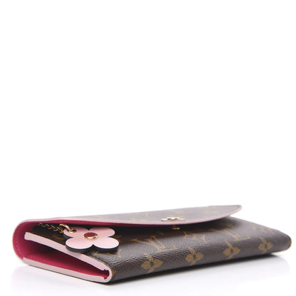 Louis Vuitton Monogram Bloom Flower Emilie Wallet 3 of 5