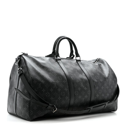 Louis Vuitton Monogram Eclipse Keepall Bandouliere 55 2 of 13